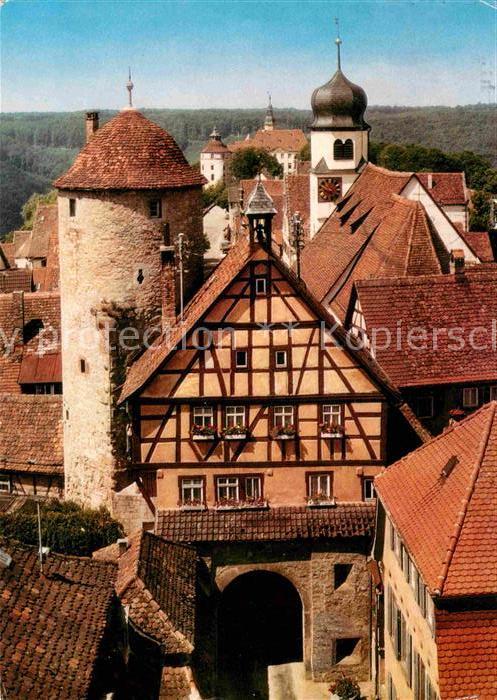 Langenburg Wuerttemberg Über den Dächern