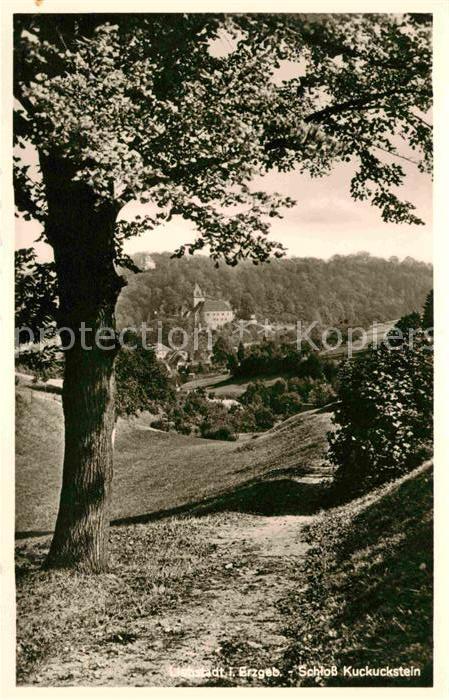 Liebstadt Landschaftspanorama mit Schloss Kuckuck