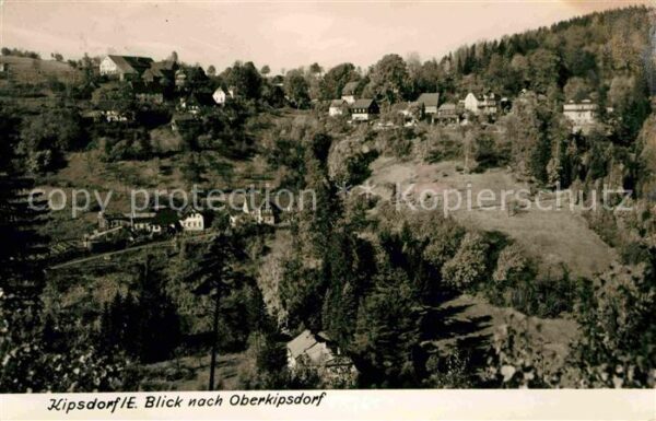Kipsdorf Blick nach Oberkipsdorf