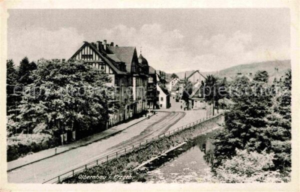 Olbernhau Erzgebirge Teilansicht
