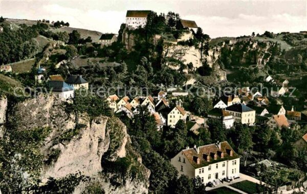 Pottenstein Oberfranken Teilansicht Luftkurort mit Erholungshei