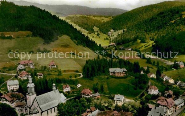 Todtmoos Kurort Schwarzwald Fliegeraufnahme