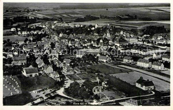 Simmern Hunsrueck Luftkurort Sommerfrische Fliegeraufnahm