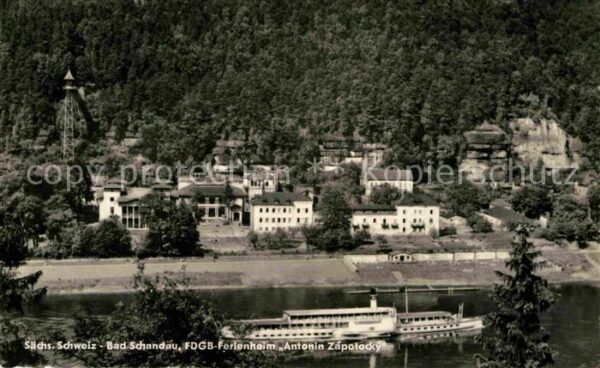 Bad Schandau FDGB Ferienheim Antonin Zapotocky Elbe