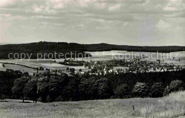 Wernesgruen Panorama mit Steinberg von Schnarrtanne