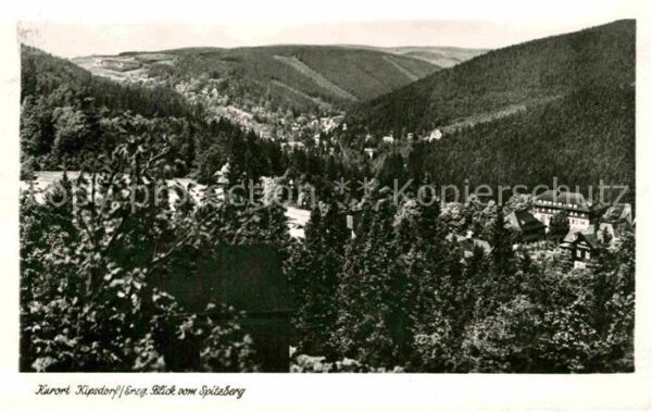 Kipsdorf Panorama Blick vom Spitzberg Kurort