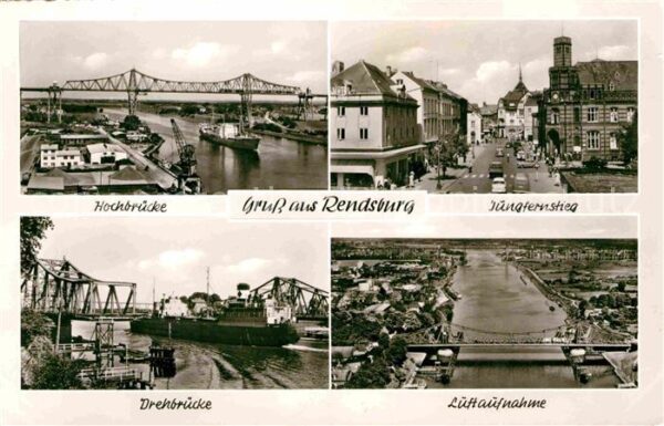 Rendsburg Hochbrücke Jungfernstieg Drehbrücke Luf