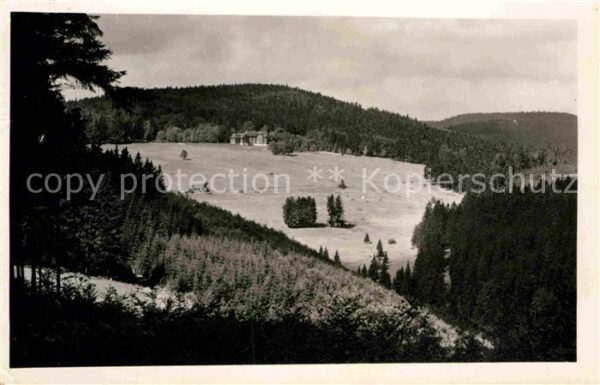Stutenhaus Adlersberg Panorama Blick zur Berggaststätte