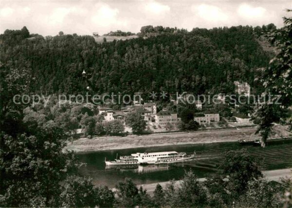 Bad Schandau FDGB Heim Zapotocky Elbe Dampfer