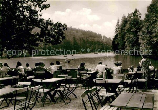Grillenburg Seerenteichbaude Gaststätte Terrasse