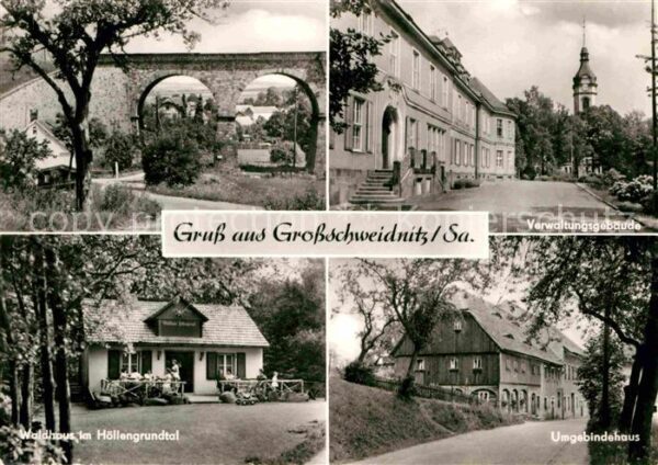 Grossschweidnitz Viadukt Verwaltungsgebäude Umgebindehau