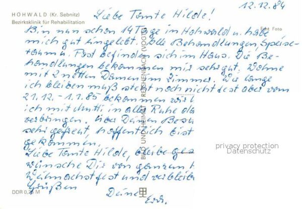 Hohwald Sachsen Bezirksklinik für Rehabilitation – Bild 2