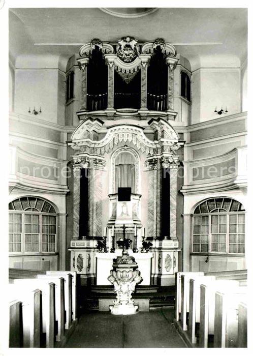 Schmiedeberg  Dippoldiswalde Kirche zur Heiligen Dreifaltigkeit Alta