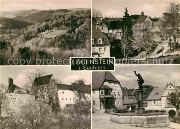 Lauenstein Erzgebirge Müglitztal Schloss Ortsmitte Falknerbru