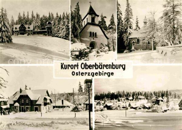 Oberbaerenburg Baerenburg Teilansichten Kapelle Winterpanorama Ha