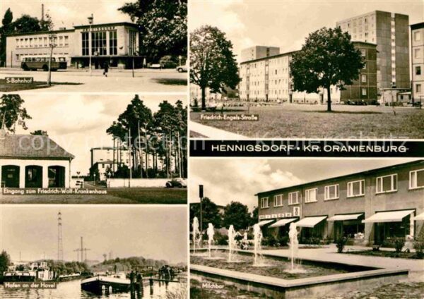 Hennigsdorf S Bahnhof Friedrich Wolf Krankenhaus Ha