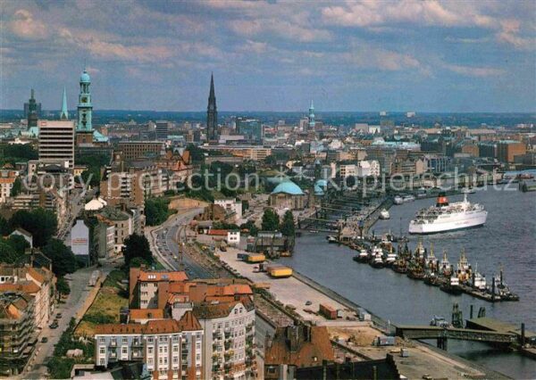 Hamburg Übersicht Hafen