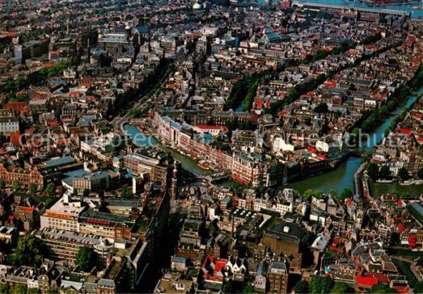 Amsterdam Niederlande Panorama centrum binnenstad Innenstadt