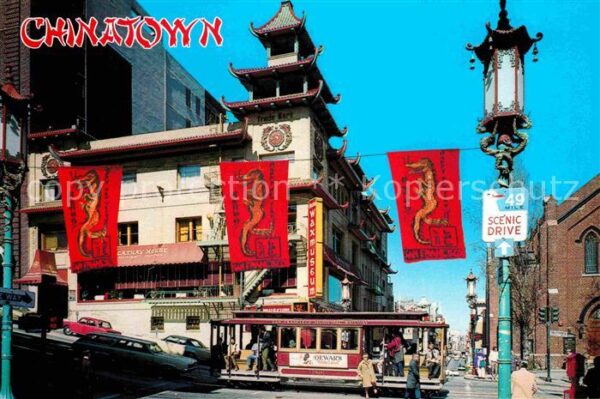 San Francisco California Grant Avenue at California Street China