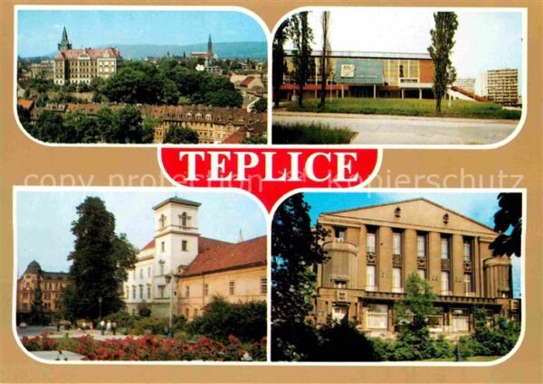 Teplice Teilansichten Gebäude
