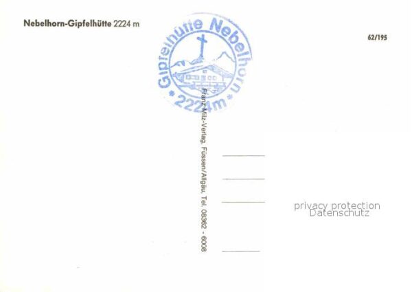 Oberstdorf Nebelhorn Gipfelhütte Berggaststätte Al – Bild 2