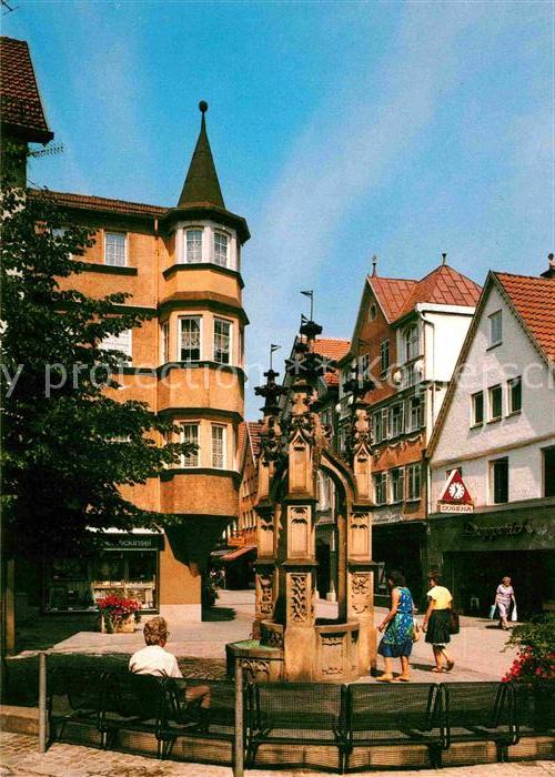 Reutlingen BW Lindenbrunnen Altstadt Tor zur Schwäbis