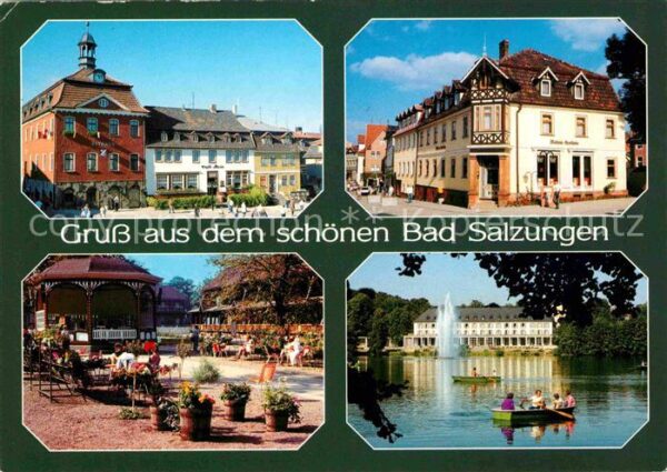 Bad Salzungen Rathaus Mohren Apotheke Gradierwerk Kur