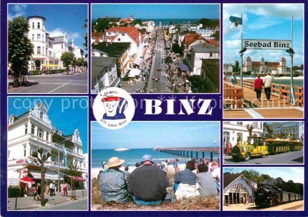 Binz Ruegen Ferienheime Hotels Strassenpartie Stran