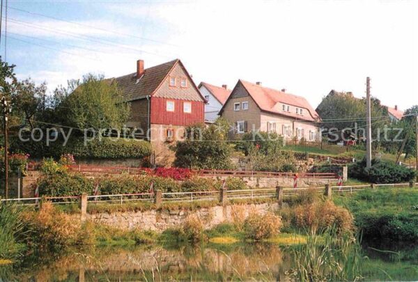 Ottendorf Bahretal Einfamilienhäuser gegenüber dem Schloss