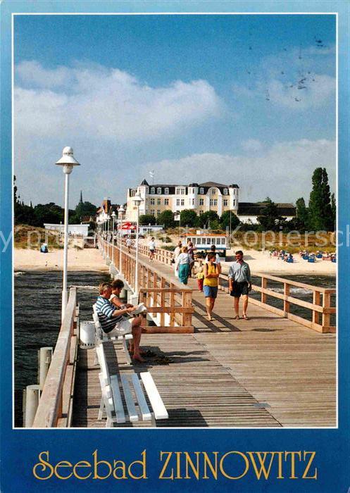 Zinnowitz Ostseebad Vineta Brücke Strand