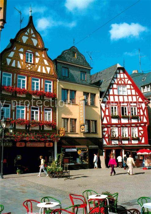 Montabaur Westerwald Fussgängerzone Altstadt Fachwerkhäuser