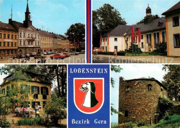 Lobenstein Bad Markt Kreiskulturhaus Parkpavillon Alte