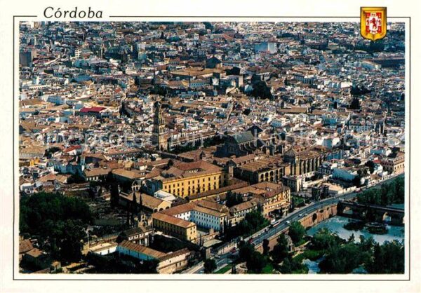 Cordoba Andalucia Zentrum Kathedrale Fliegeraufnahme