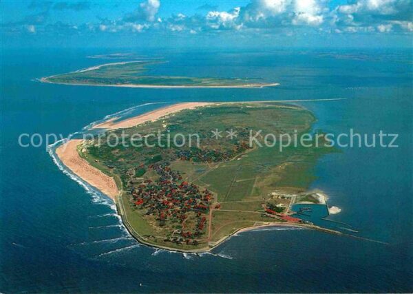 Baltrum Nordseebad Insel Fliegeraufnahme