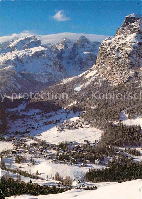 La Villa Val Badia Hochabteital Dolomiten gegen Sellagrupp