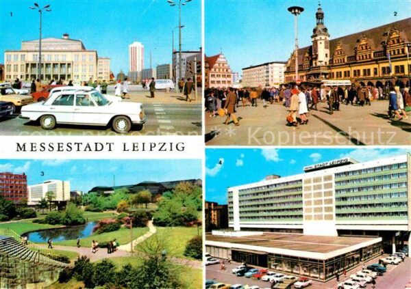 Leipzig Opernhaus Karl Marx Platz Altes Rathaus