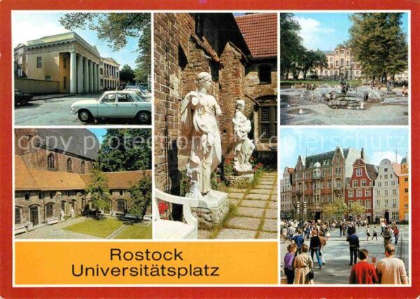 Rostock Neue Wache Torsi Klosterinnenhof Brunne