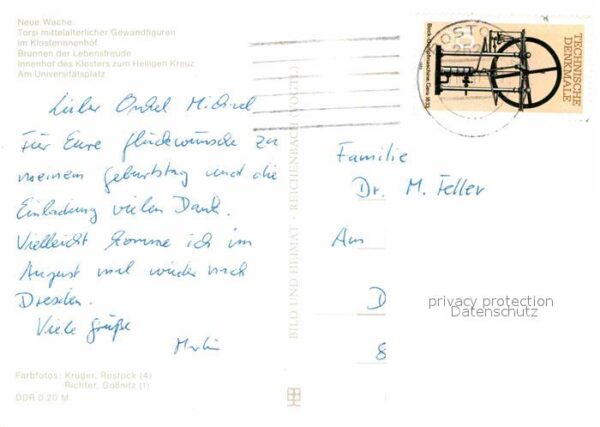Rostock Neue Wache Torsi Klosterinnenhof Brunne – Bild 2