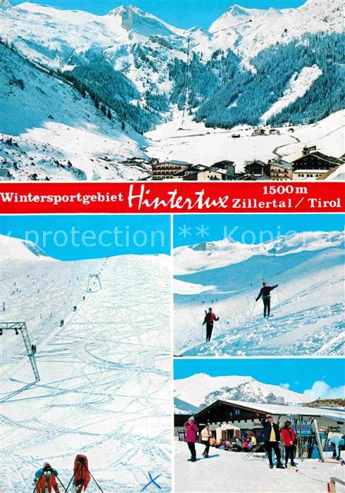 Hintertux Zillertal Wintersportgebiet Zillertaler Alpen Ber