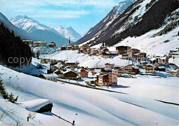 Ischgl Panorama Paznauntal Alpen