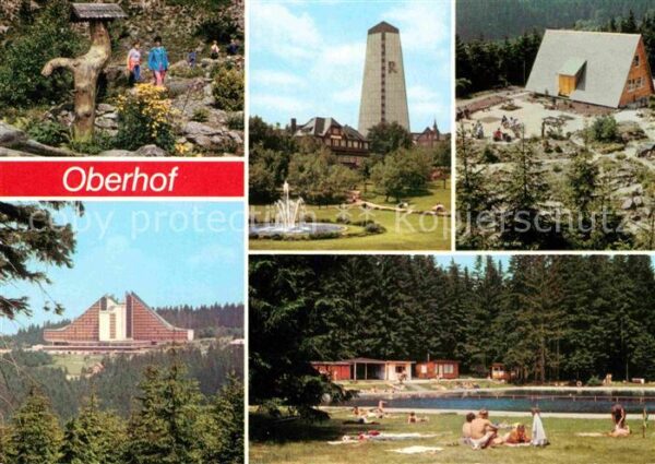 Oberhof Thueringen Botanischer Garten für Gebirgsflora FDG