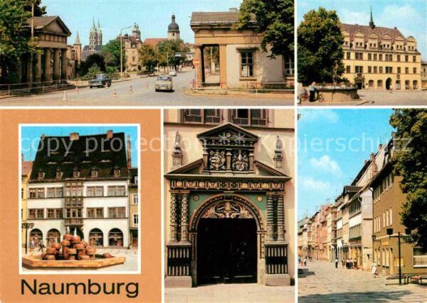 Naumburg Saale Salztor Rathaus Portal Wilhelm Pieck Pl