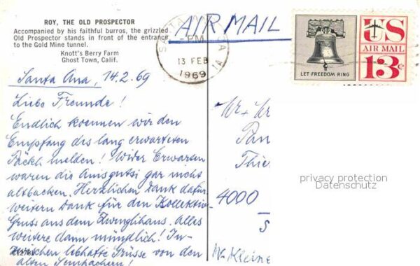 Santa Ana California Roy the old prospector – Bild 2