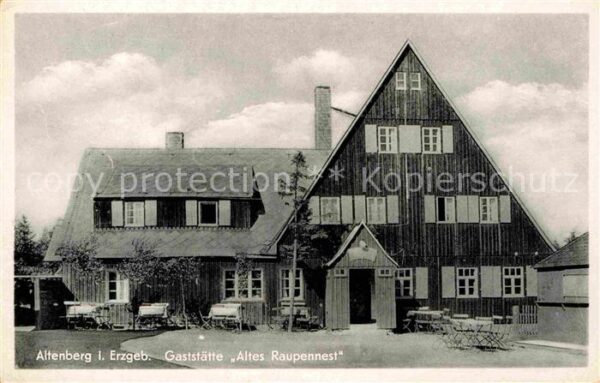 Altenberg Erzgebirge Gaststätte Altes Raupennest