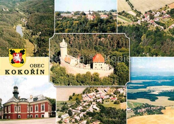 Kokorin Tschechien Kokorinsky dul a znak obce Semanovice T