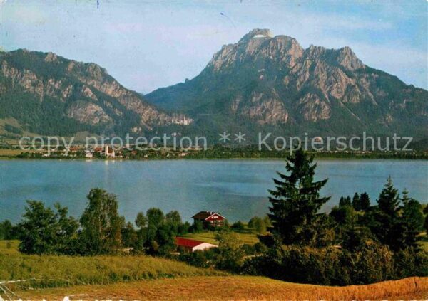 Forggensee Schwangau mit Waltenhofen Königsschlössern und Sä