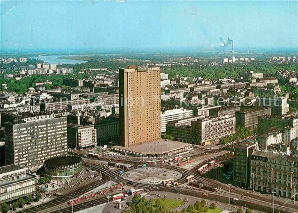 Warszawa Rondo na skrzyzowaniu Alei Jerozolimski