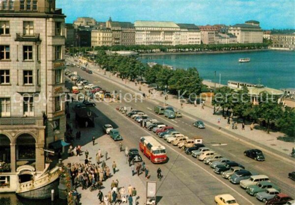 Hamburg Jungfernstieg und Binnenalster