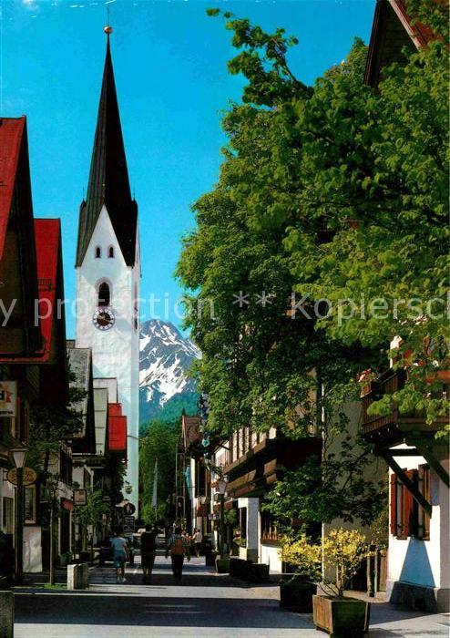 Oberstdorf Kirchstrasse Kirche