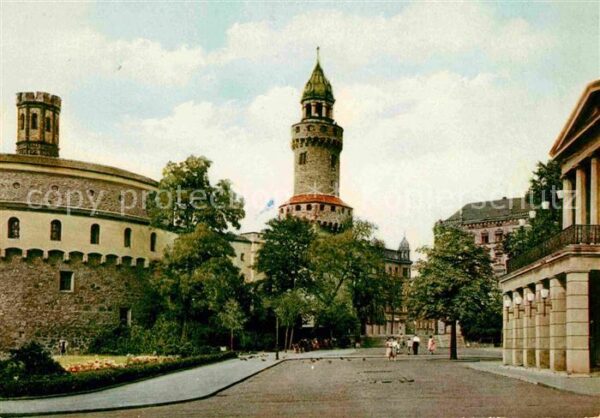 Goerlitz Sachsen Kaisertrutz mit Reichenbacher Turm und